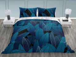 Pościel bawełniana w liście NEW TRENDY 160x200 cm