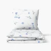 Pościel bawełniana w niezapominajki COTTAGE HOME 220x200 cm