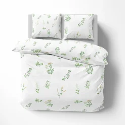 Pościel bawełniana w polne kwiaty COTTAGE HOME 160x200 cm