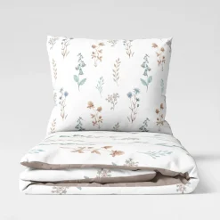 Pościel bawełniana w polne kwiaty COTTAGE HOME 140x200 cm