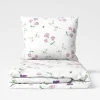 Pościel bawełniana w różowe kwiaty COTTAGE HOME 160x200 cm