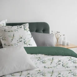 Pościel bawełniana z motywem roślinnym COTTAGE HOME 220x200 cm