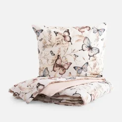 Pościel w motyle NATURAL BOHO 160x200 cm