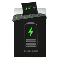 Pościel świecąca w ciemności SLEEP MODE FLUO 160x200 cm