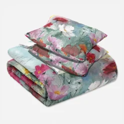 Pościel z satyny bawełnianej malarska łąka NOBILE 220x200 cm