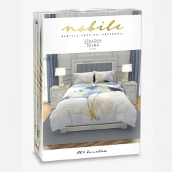 Pościel z satyny bawełnianej miłorząb NOBILE 220x200 cm