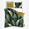 Pościel z satyny bawełnianej liście strelicji NOBILE 140x200 cm