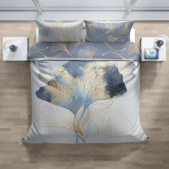 Pościel z satyny bawełnianej miłorząb NOBILE 140x200 cm