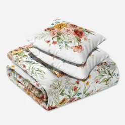 Pościel z satyny bawełnianej polne kwiaty NOBILE 140x200 cm