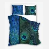 Pościel z satyny bawełnianej pawie oko NOBILE 140x200 cm