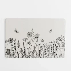 Podkładka na stół czarna ŁĄKA 43,5x28