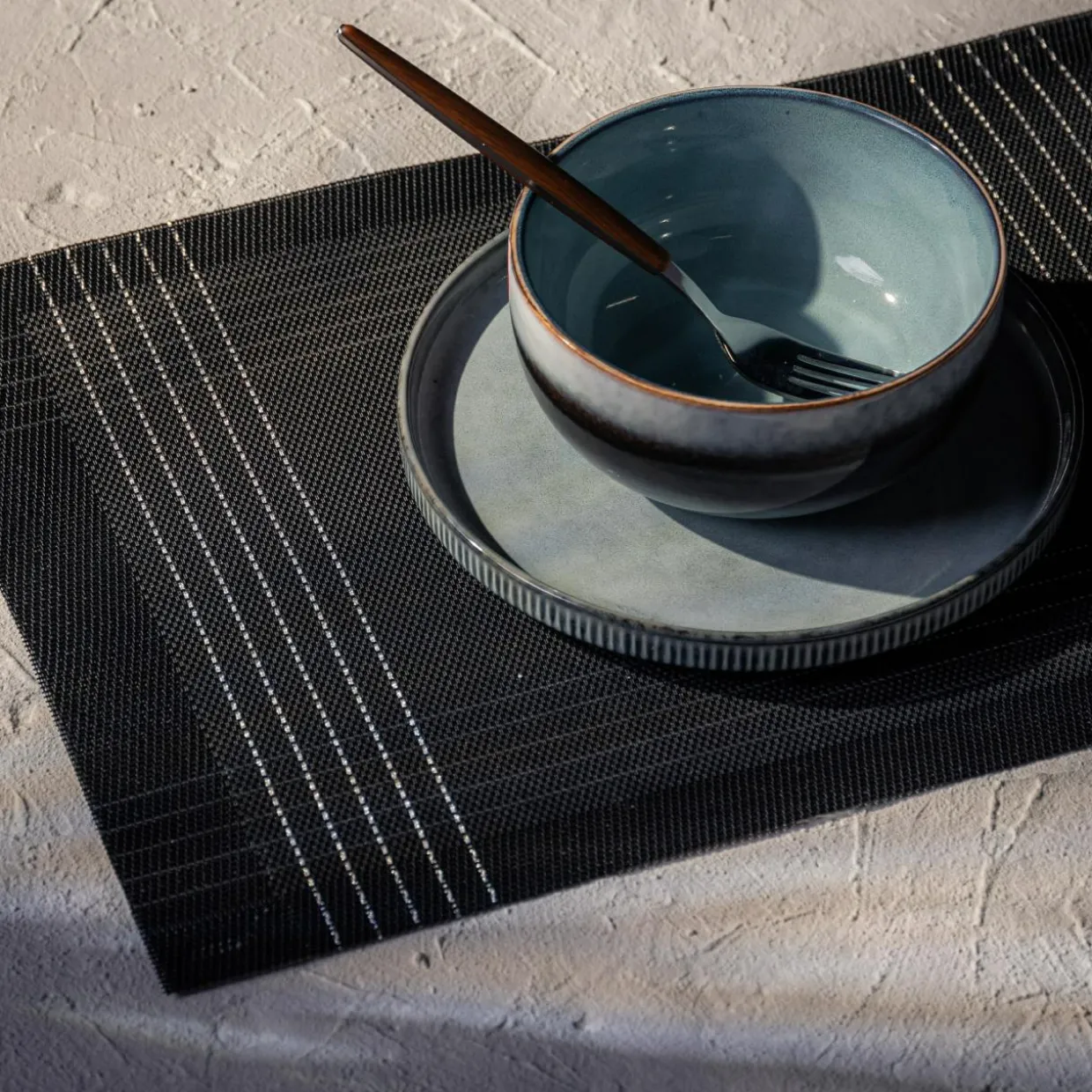 Podkładka na stół czarna 30x45 cm