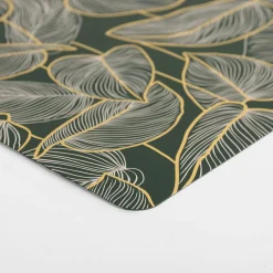 Podkładka na stół LIŚCIE zielona 43,5x28,5 cm