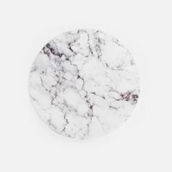 Podkładka na stół okragła biała 38 cm