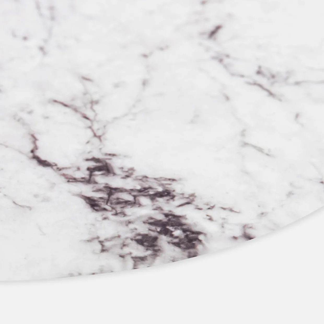 Podkładka na stół okragła biała 38 cm