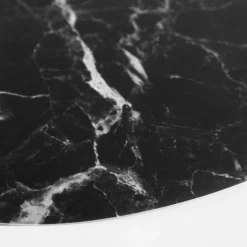 Podkładka na stół okrągła czarna 38 cm