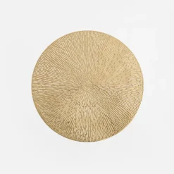 Podkładka na stół okrągła złota 38 cm