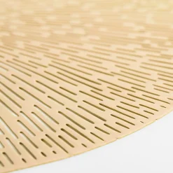 Podkładka na stół okrągła złota 38 cm