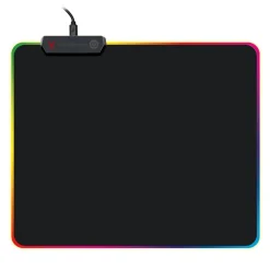 Podkładka pod mysz gamingowa podświetlana LED czarna OVMPLB VARR