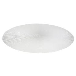 Podkładka stołowa okrągła biała 38 cm
