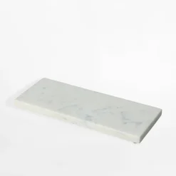 Podstawka marmurowa dekoracyjna biała 25x20 cm