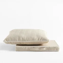 Poduszka dekoracyjna beżowa PIPER 45x45cm