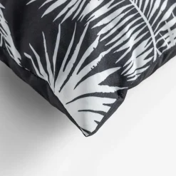 Poduszka dekoracyjna, czarna, SAMBA, 45x45 cm