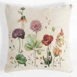 Poduszka dekoracyjna w polne kwiaty 45x45 cm