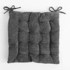 Poduszka na krzesło ciemnoszara DALLAS 40x40 cm