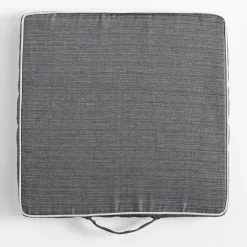 Poduszka na krzesło ciemnoszara PIPER 40x40 cm