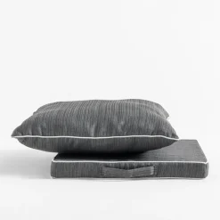 Poduszka na krzesło ciemnoszara PIPER 40x40 cm