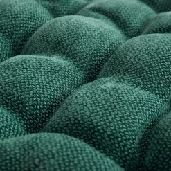 Poduszka na krzesło ciemnozielona DALLAS 40x40 cm