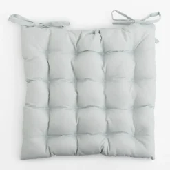 Poduszka na krzesło jasnoszara SUMMER ZANZI OUTDOOR 40x40 cm