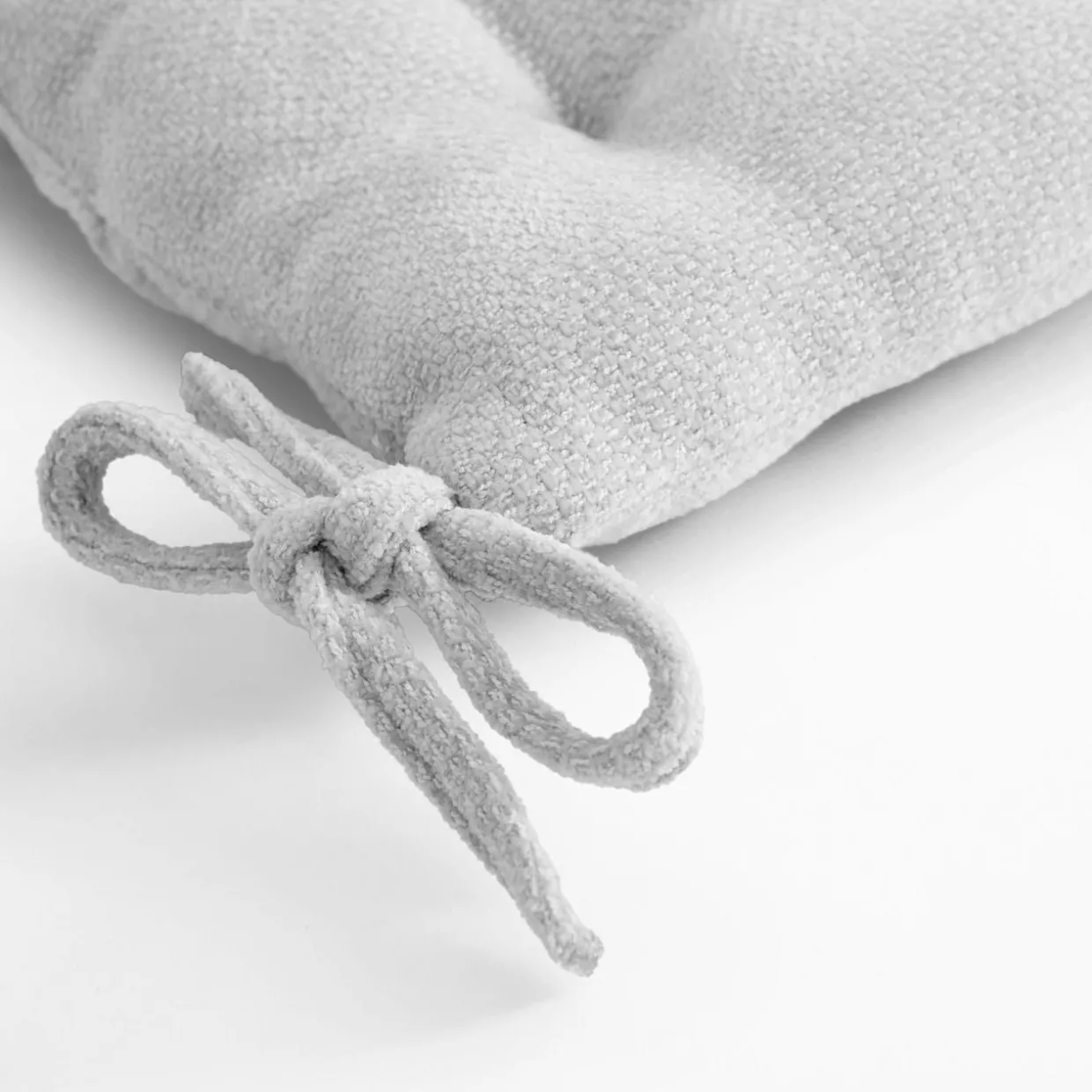 Poduszka na krzesło jasnoszara DALLAS 40x40 cm