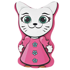 Poduszka przytulanka różowa KICIA 40x28,5 cm