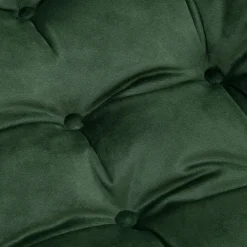 Poduszka siedzisko na krzesło butelkowa zieleń VELVIO 40x40 cm