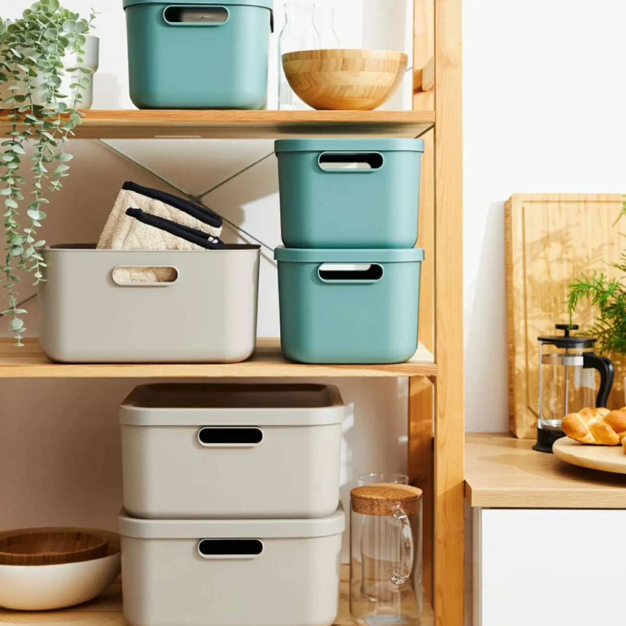 Pojemnik do przechowywania zielony ALBULA 20 L