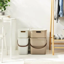 Pojemnik do przechowywania biały ALBULA 20 L