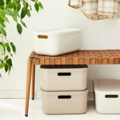 Pojemnik do przechowywania biały ALBULA 12 L