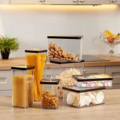 Pojemnik do żywności szeroki LOFT czarny 2,25 l