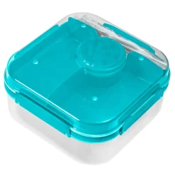 Pojemnik lunchbox z przegródkami niebieski LIDO 1,6l