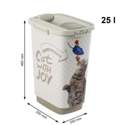 Pojemnik na karmę lub żwirek dla kota CAT CODY 25 L