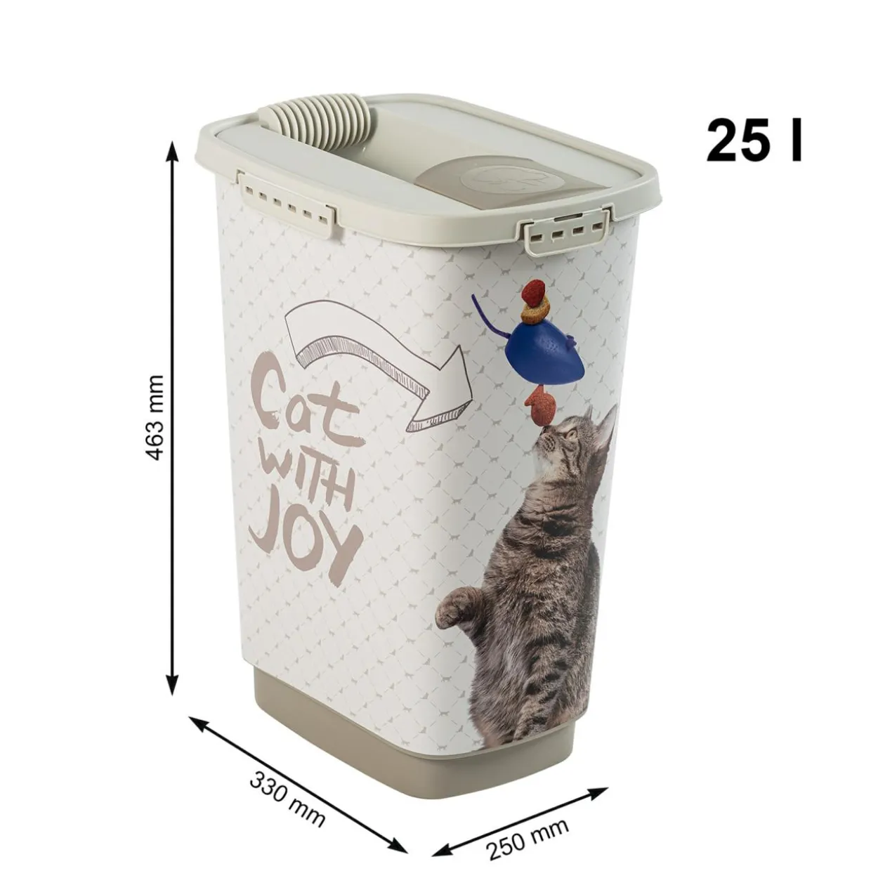 Pojemnik na karmę lub żwirek dla kota CAT CODY 25 L