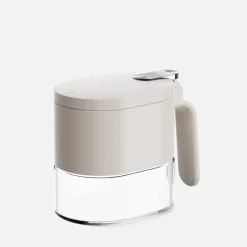 Pojemnik z uchylna pokrywką 340 ml jasnoszary