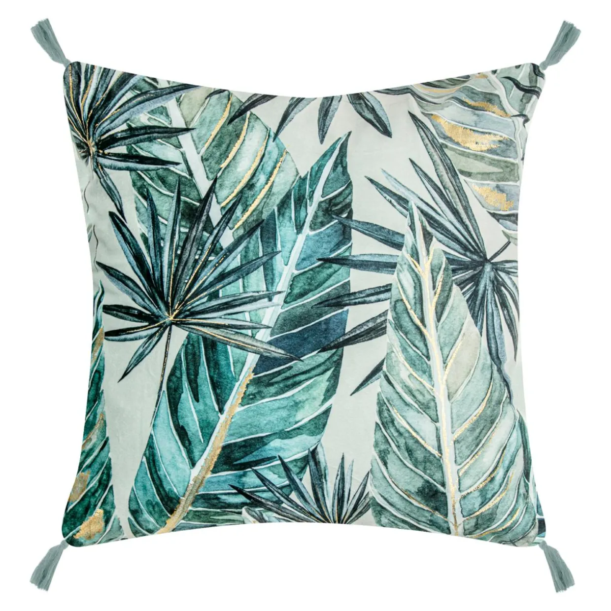 Poszewka dekoracyjna w liście z chwostami PALM 45x45 cm
