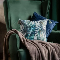 Poszewka dekoracyjna w liście z chwostami PALM 45x45 cm