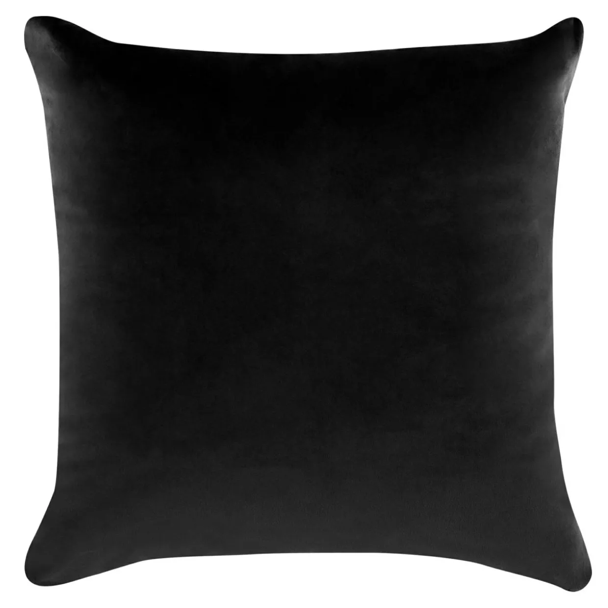 Poszewka dekoracyjna welurowa czarna VELVIO 45x45 cm