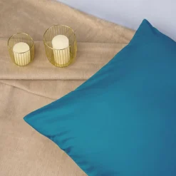 Poszewka satynowa turkusowa 50x60 cm