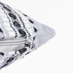 Poszewka szaro-biała ORIENT 40x40 cm