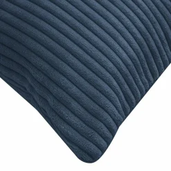 Poszewka sztruksowa granatowa COURDUROY 45x45 cm